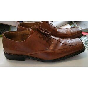 stacy adams Men's 11.5M Leather Lace Up Square Toe